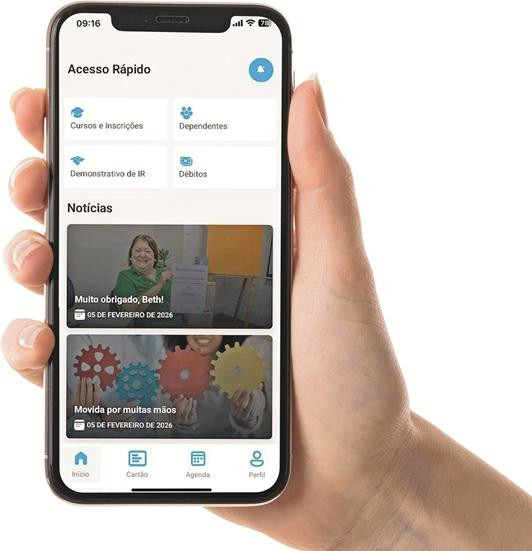 Demonstrativo de gastos com o plano de saúde no app da AssempBH