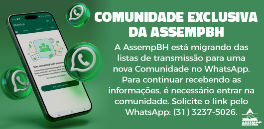 Nova comunidade no Whatsapp da AssempBH
